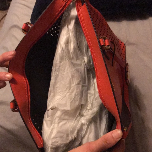 Ralph Lauren cayenne red purse - Picture 3 of 3